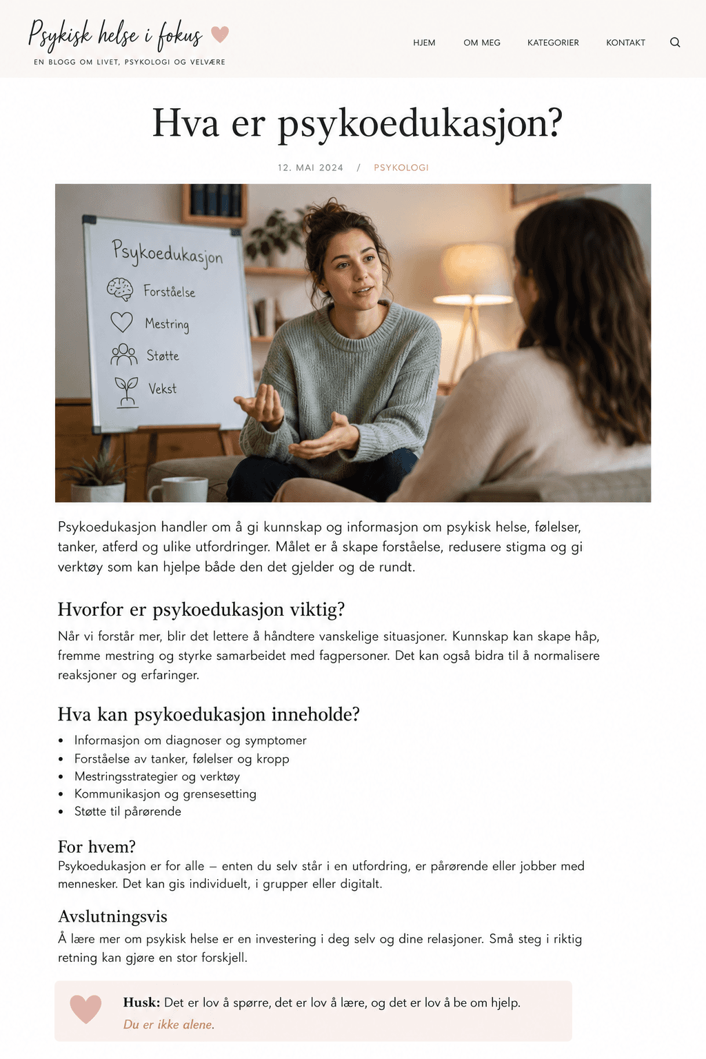 Psykoedukasjon