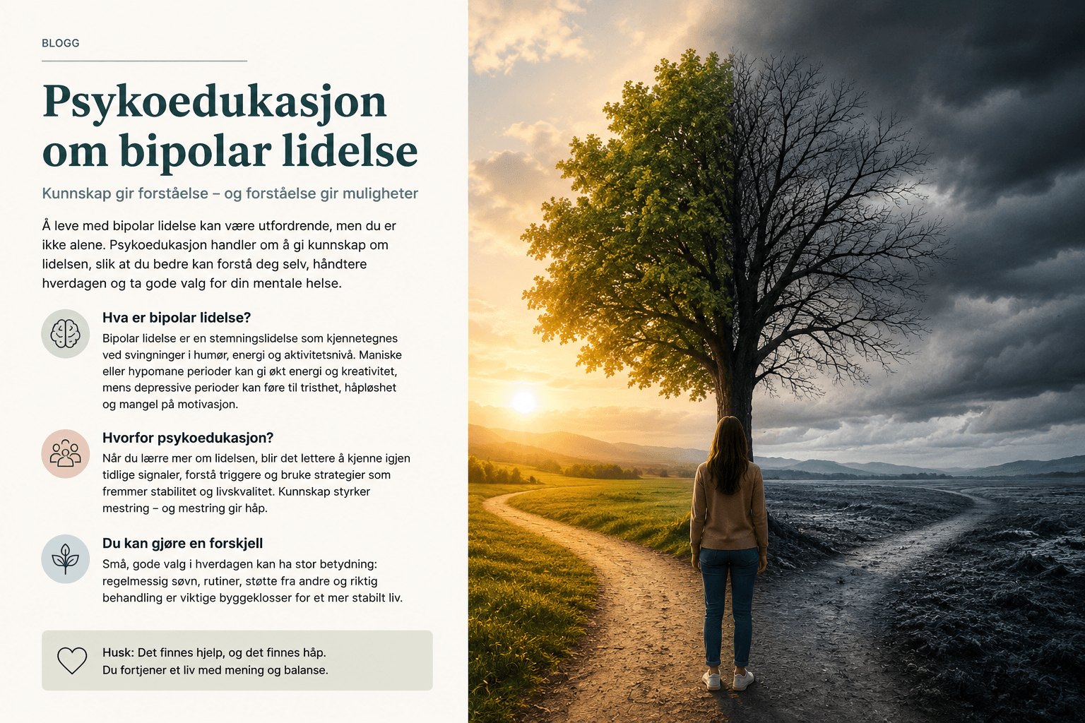 Psykoedukasjon om bipolar lidelse